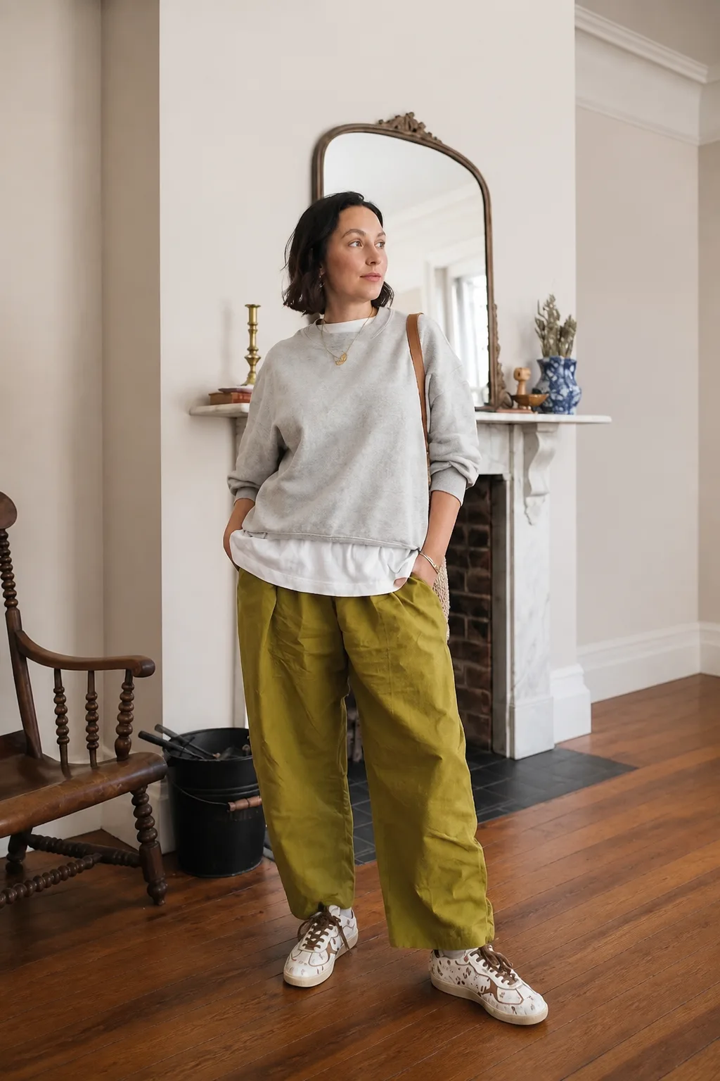 Relaxed casual chic styling