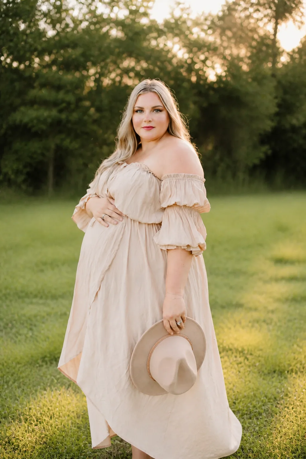 Romantic Off-Shoulder Maxi Dress