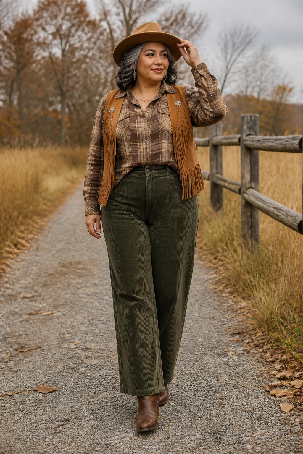 Rustic Autumn Western Style