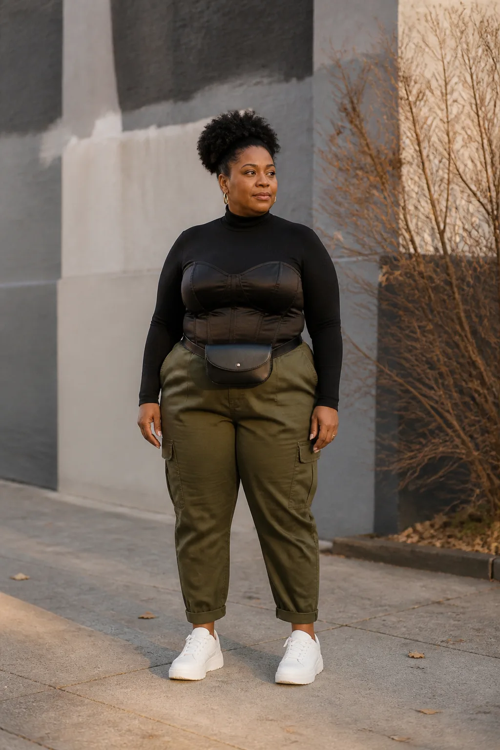 Sleek Cargo and Corset Top