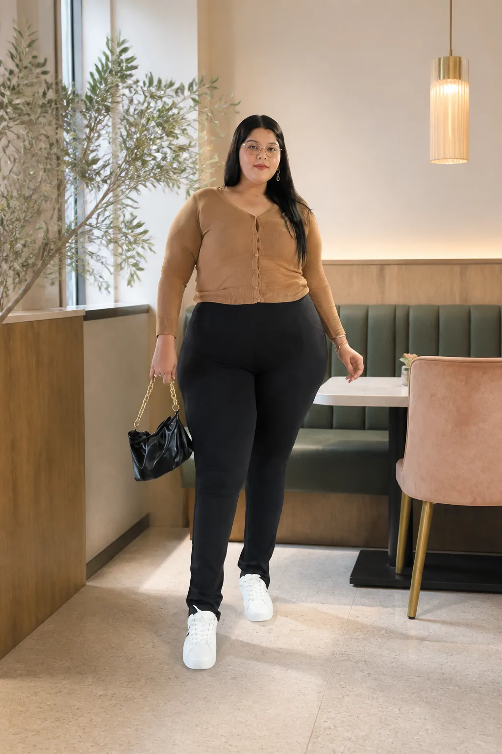 Sleek Casual Chic with Y2K Flair