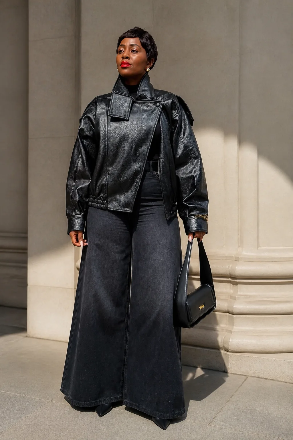 Sophisticated Black-on-Black Ensemble
