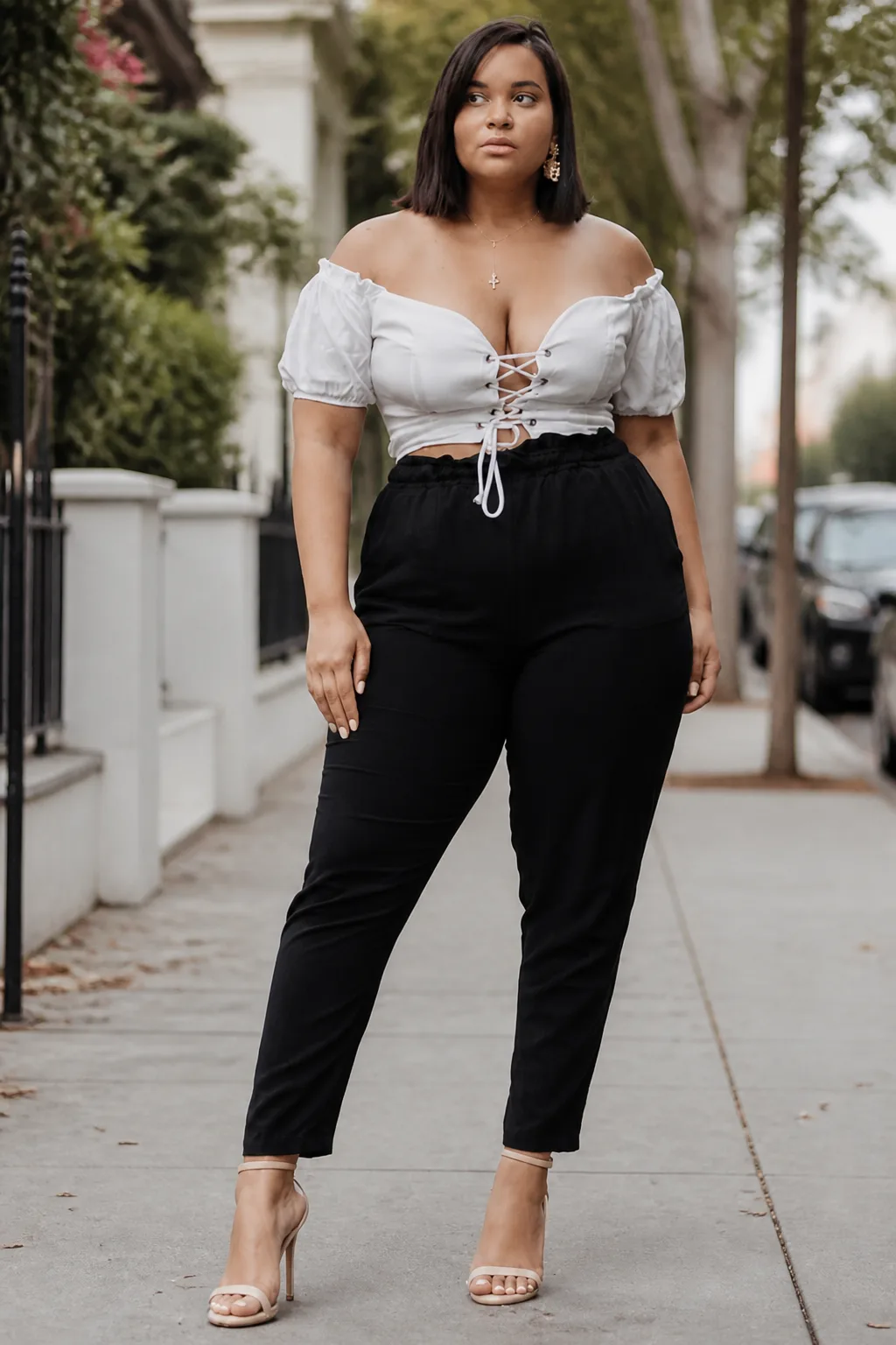 Sophisticated Black Pant Ensemble