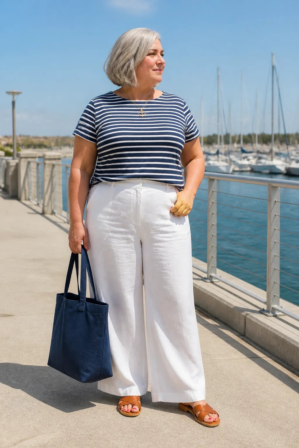 Sophisticated Coastal Casual Outfit