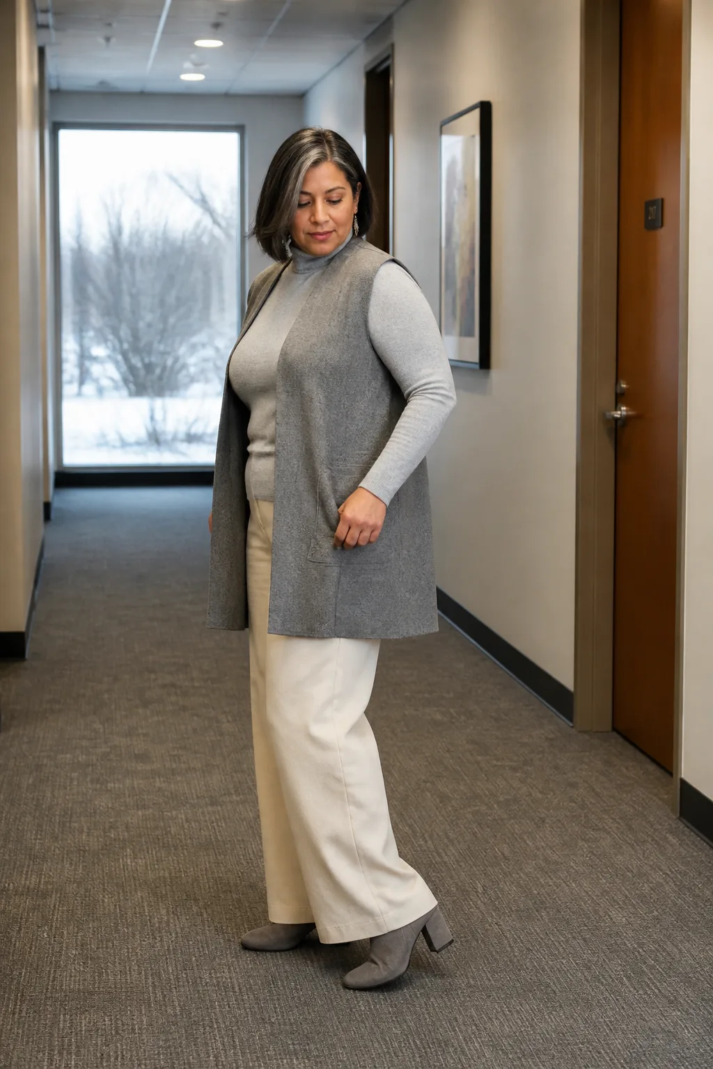 Sophisticated Neutral Winter Layers