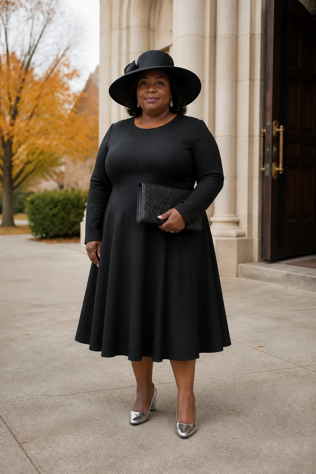 Sophisticated Sophistication: A Chic Black Dress Look