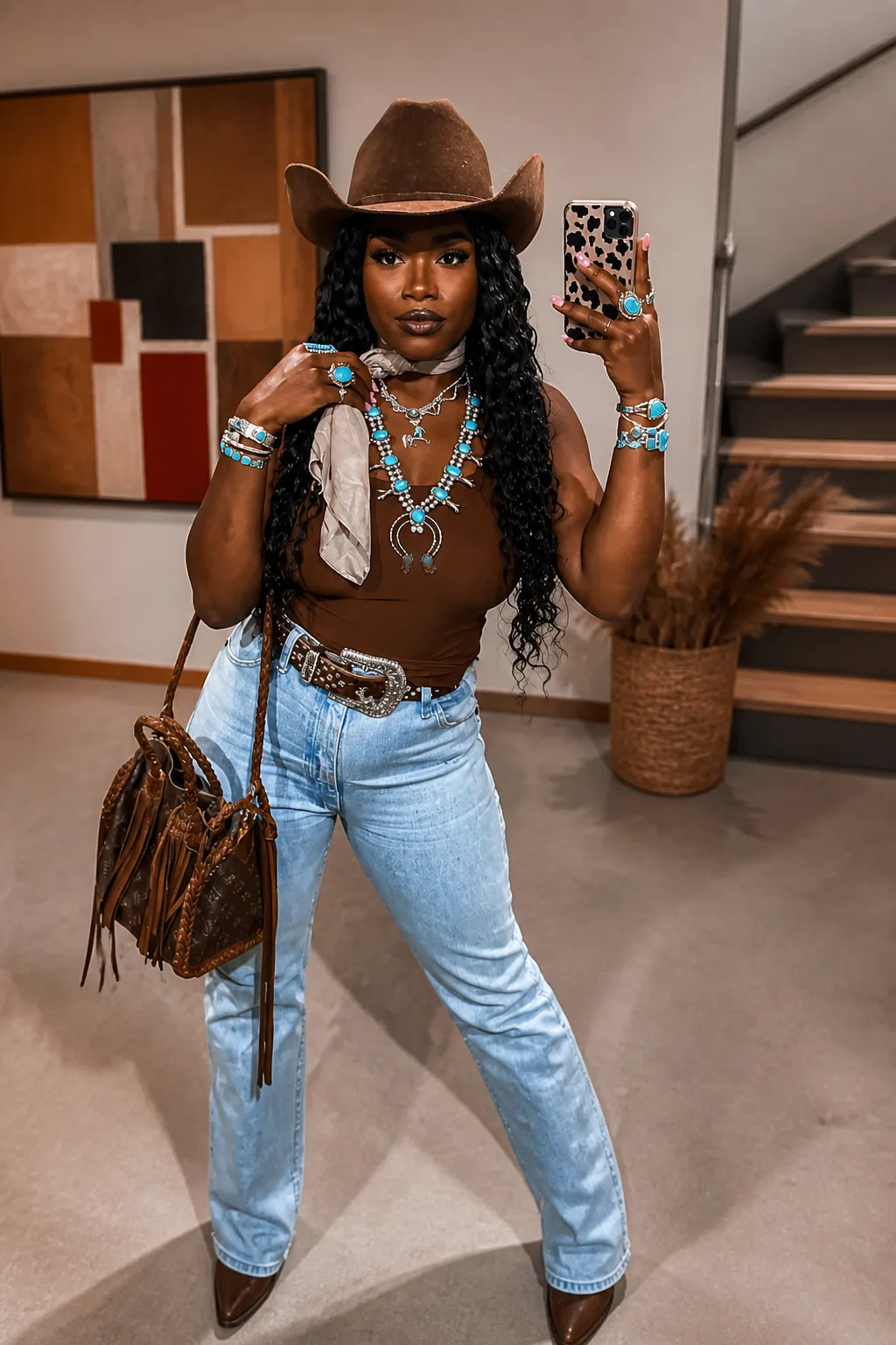 Statement Western Jewelry and Concert Style