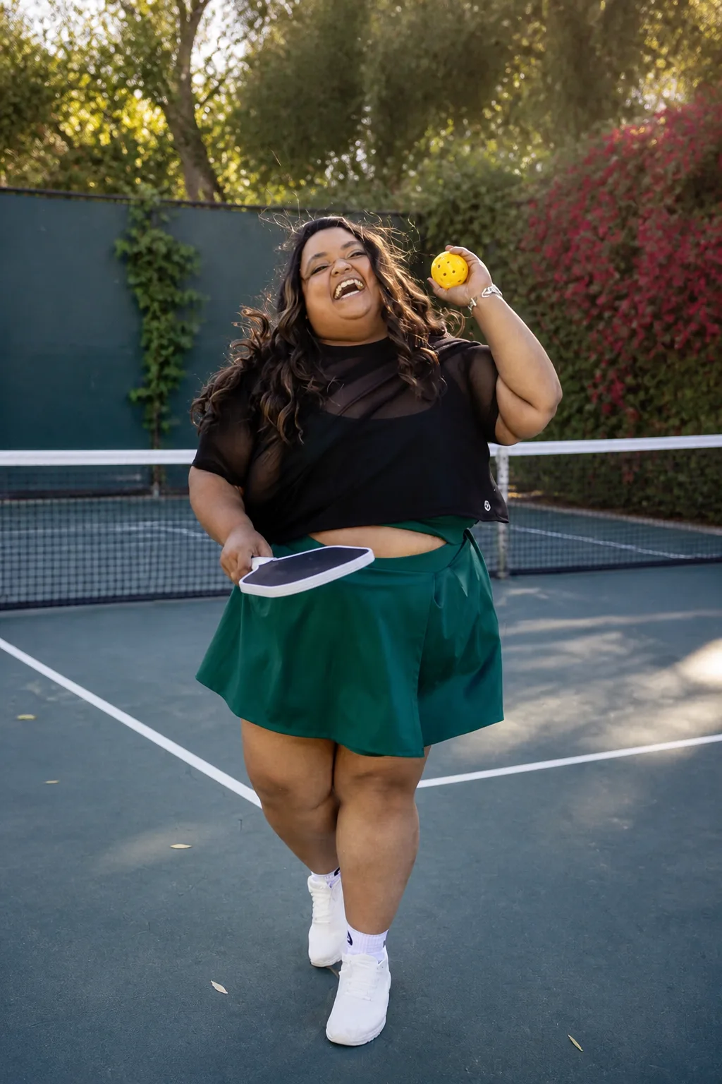 Stylish Plus-Size Pickleball Co-ord