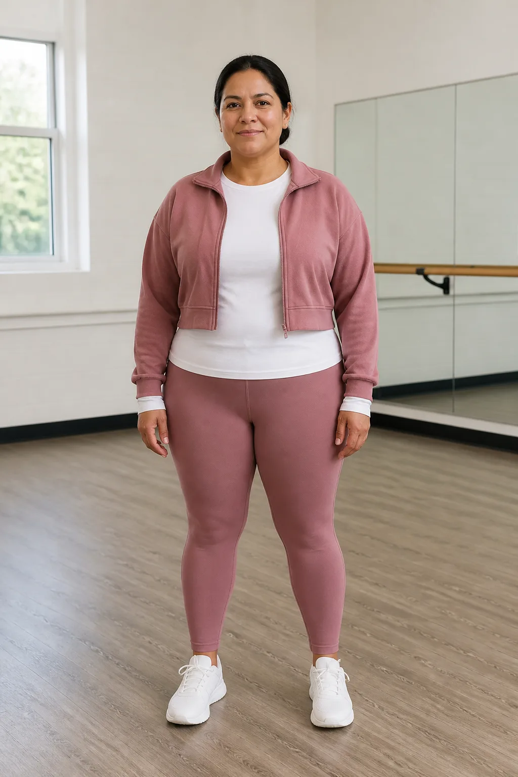 Trend-Forward Cropped Gym Look