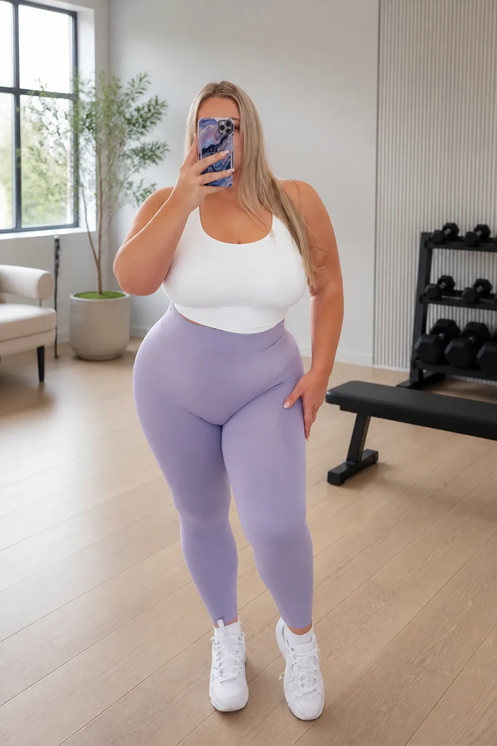 Trendy Pastel Plus Size Activewear Sets