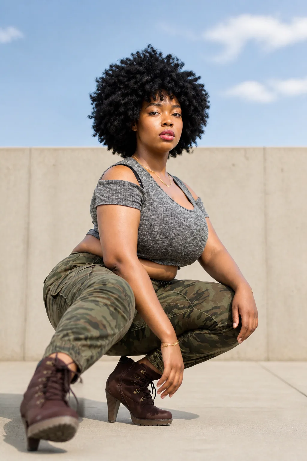 Trendy Summer Camo Streetwear