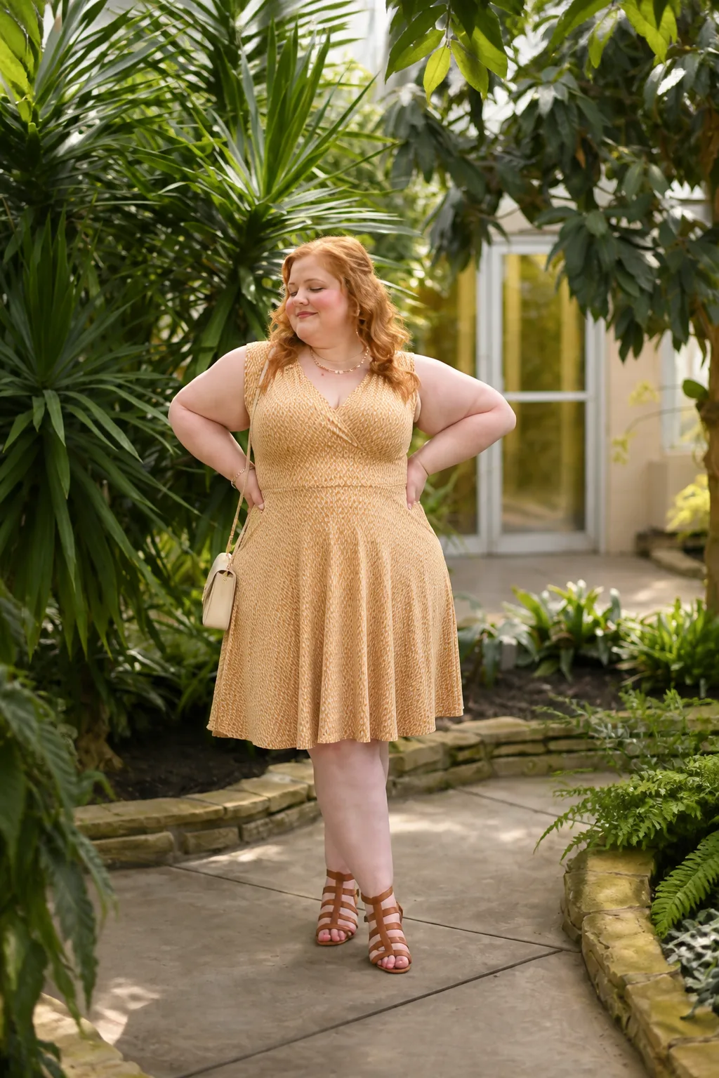 Tropical Chic Polka Dot Dress