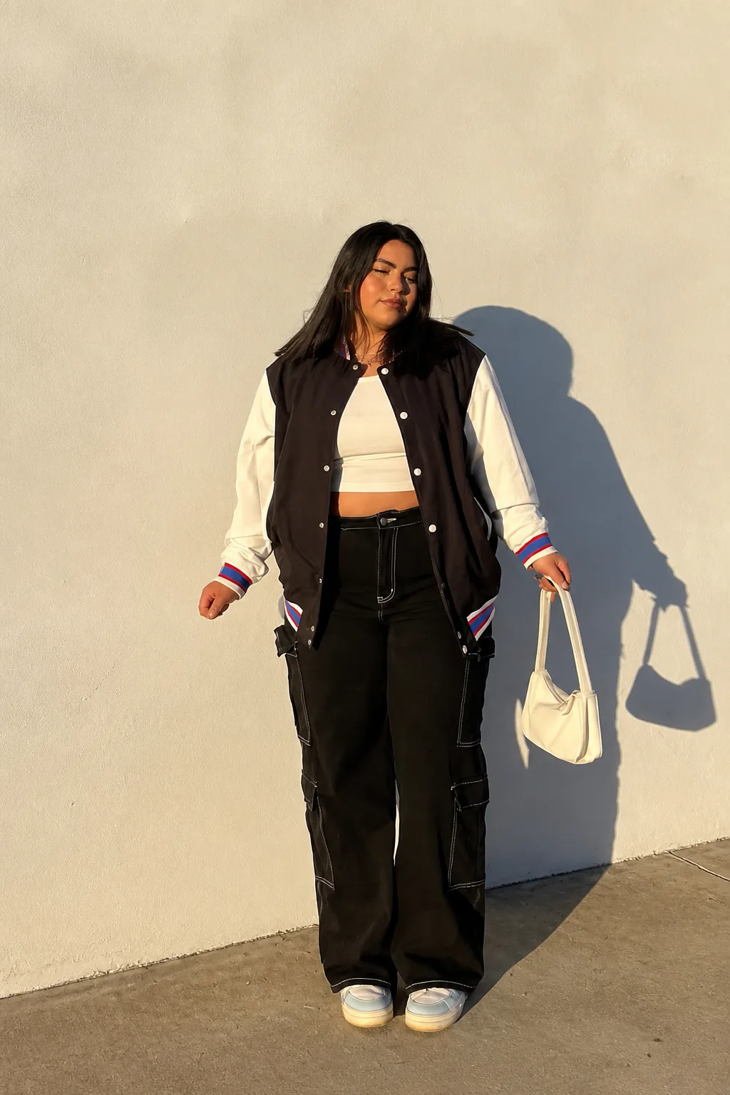 Varsity Chic Meets Cargo Cool