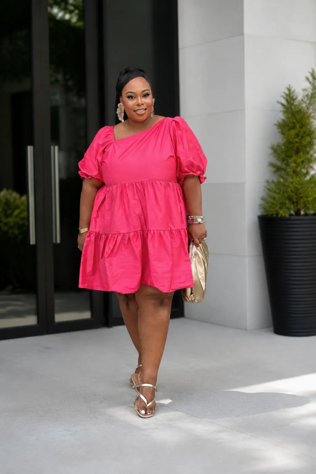 Vibrant Pink Birthday Dress