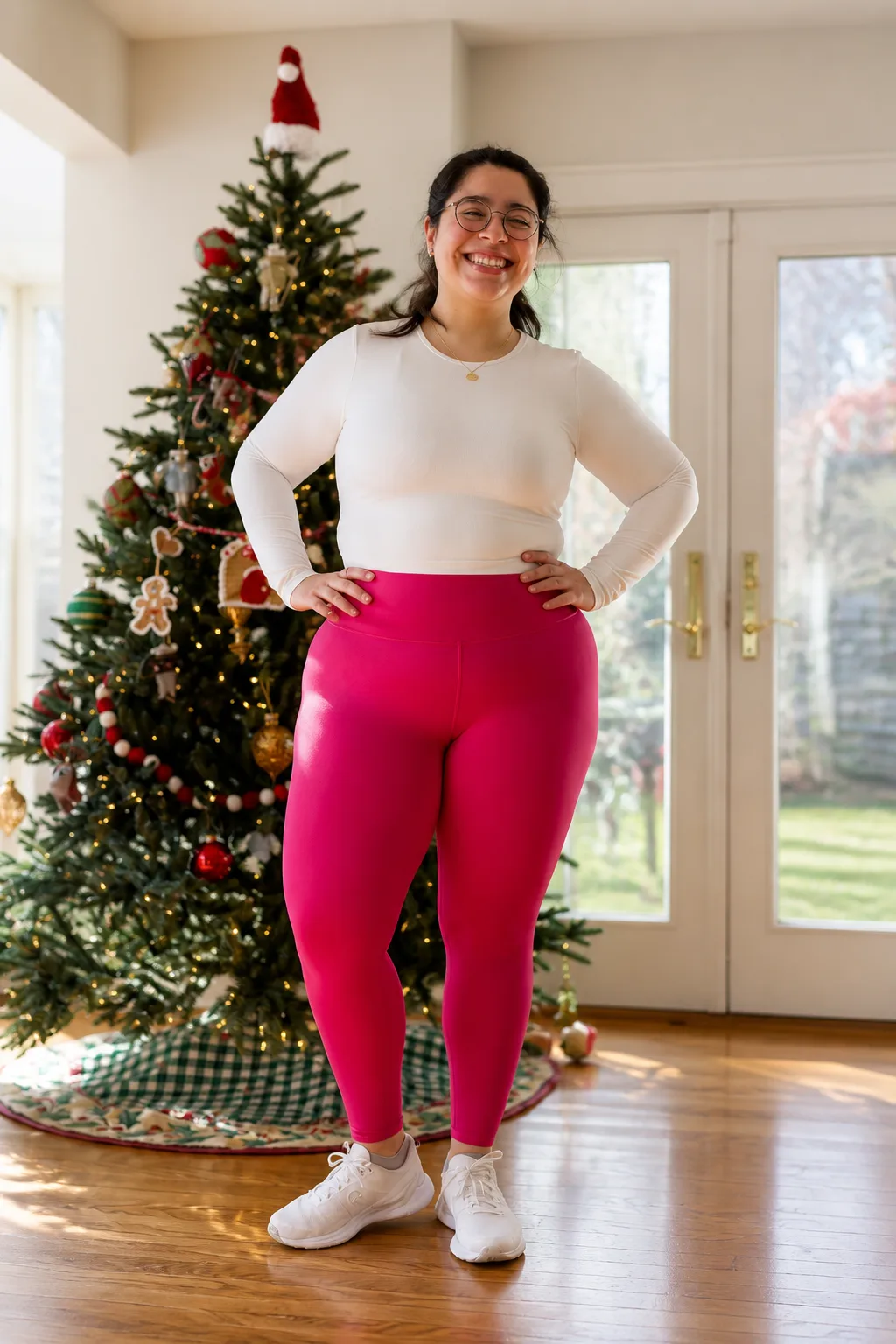 Vibrant Pink Workout Set for Pilates