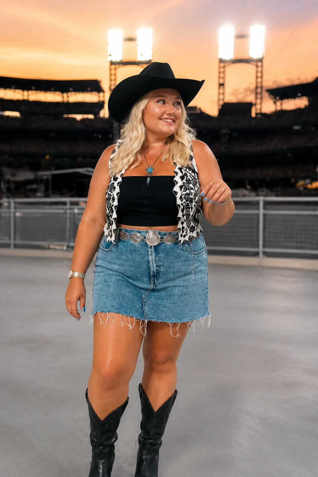 Western Chic Concert Look