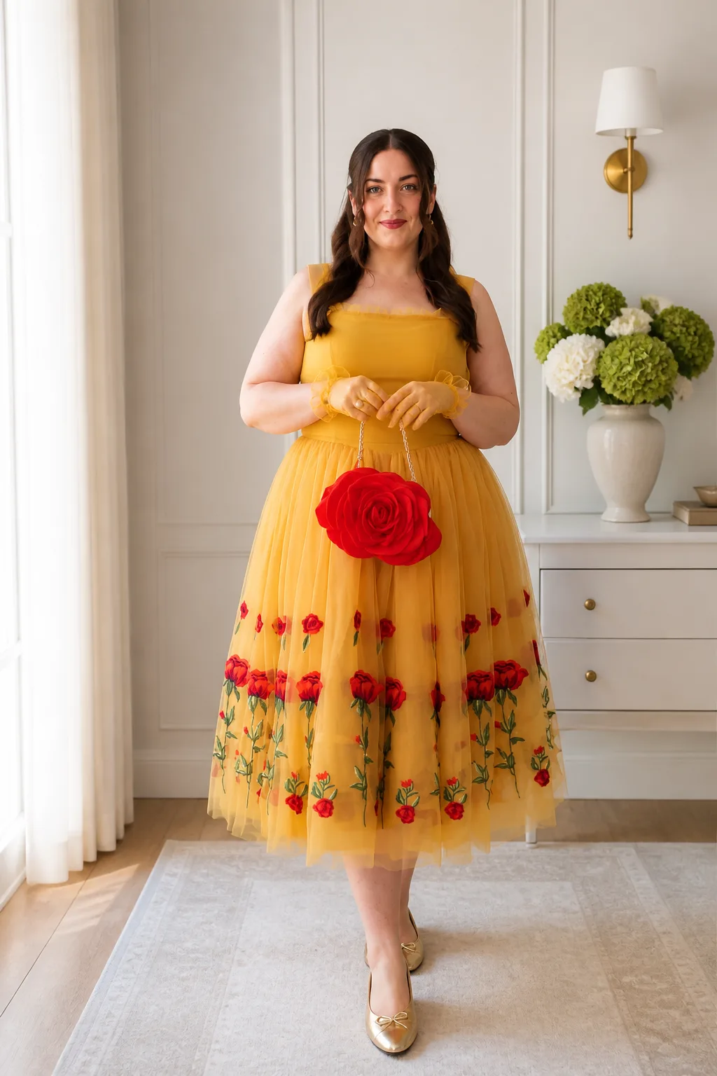 Whimsical Belle-Inspired Plus-Size Costume
