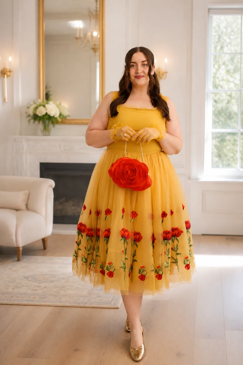 Whimsical Belle-Inspired Plus-Size Costume