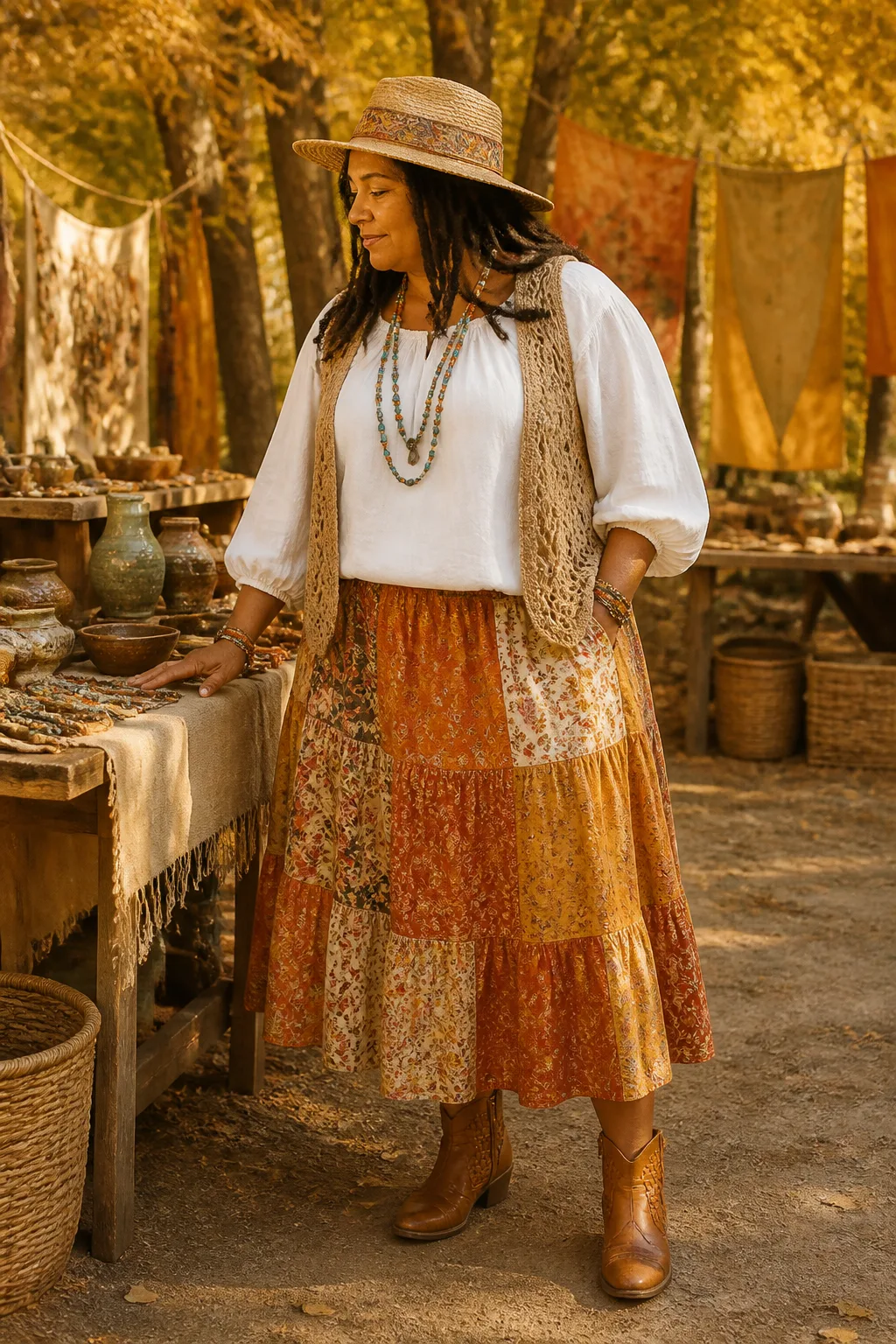 Whimsical Boho Cowgirl Details