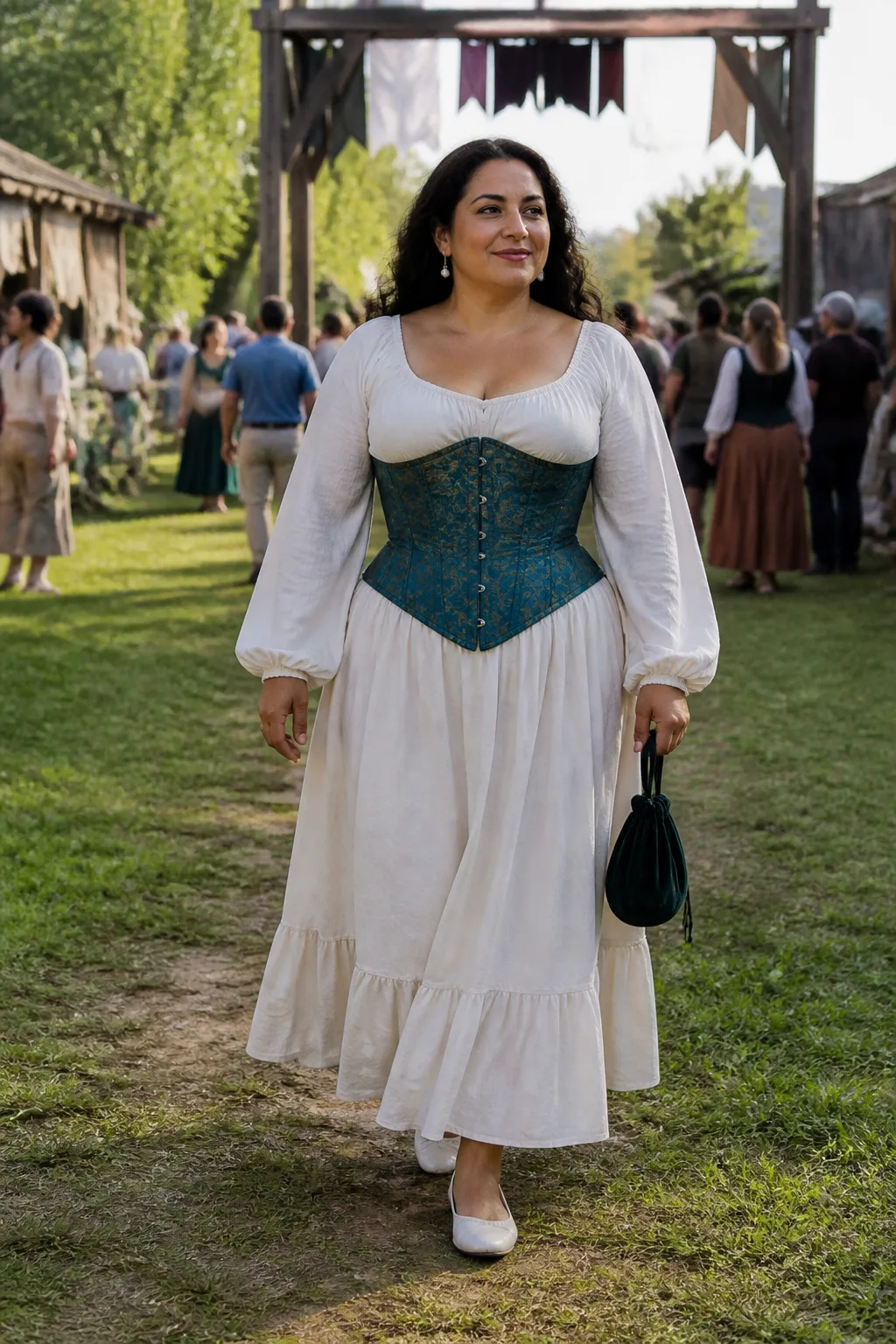 Whimsical Corset Outfit for Ren Faire