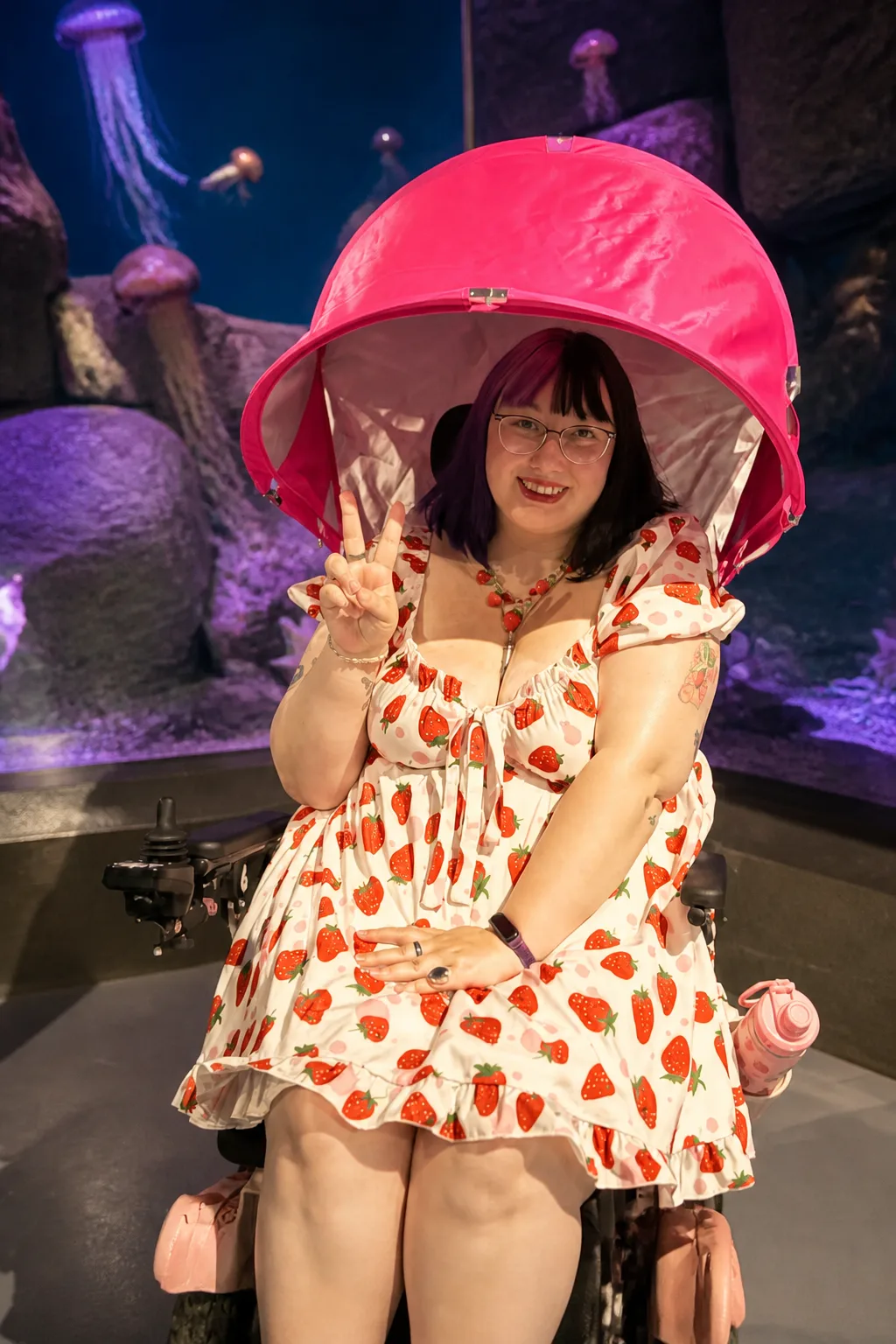 Whimsical Strawberry Dress Cosplay Outfit