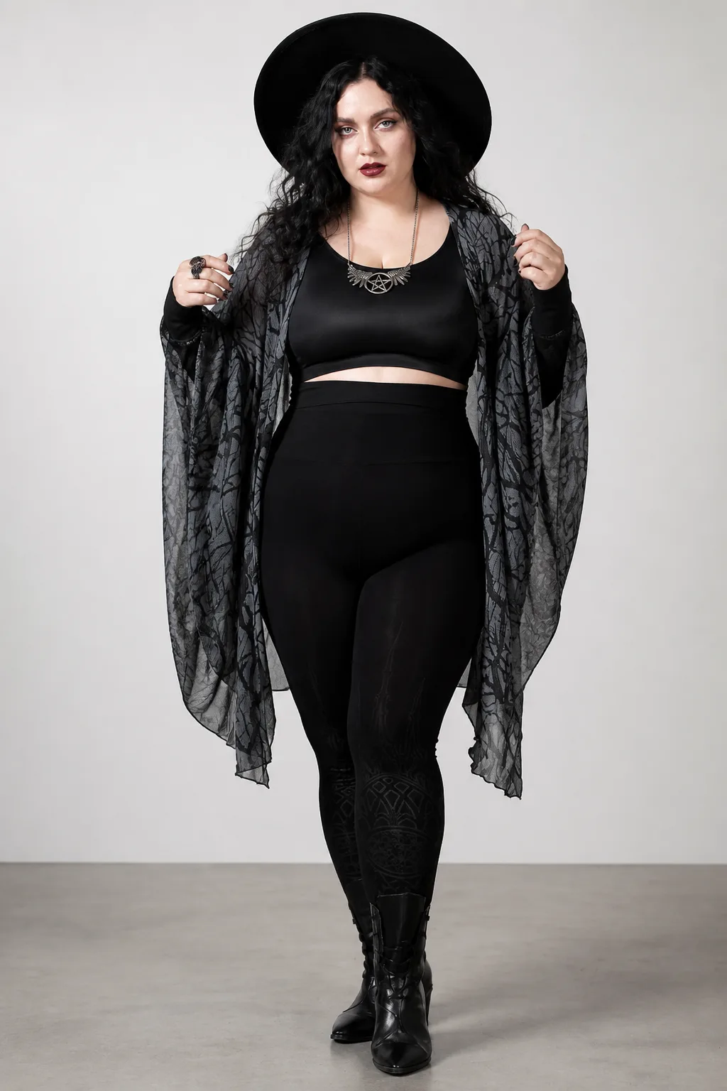 Witchy Chic in All Black